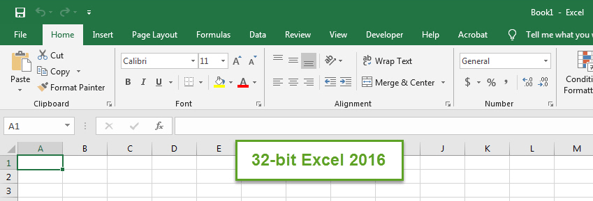 difference between office 32bit and 64bit