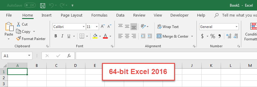 difference between office 32bit and 64bit