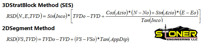 RSD equations by Geosteering Method